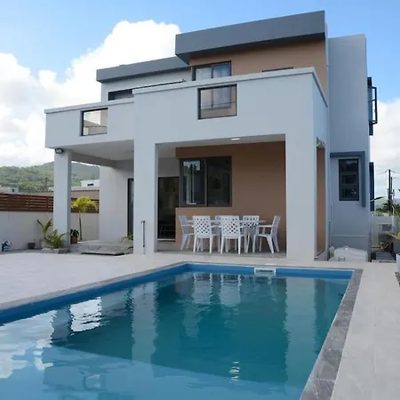 Villa Casa Blue Print Mahebourg